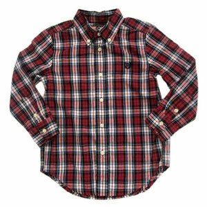 Chaps long sleeve plaid shirt SIZE 5